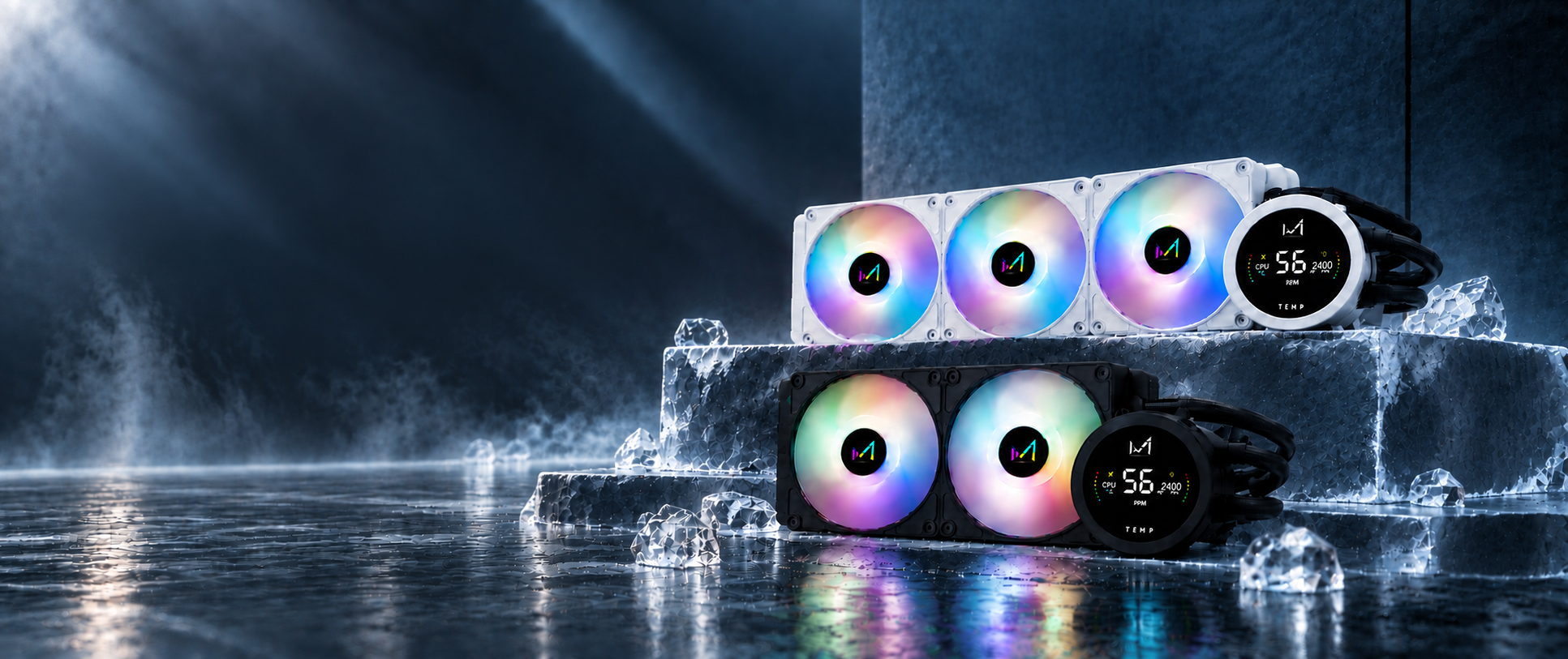 Cool Digital Liquid Cooler Series Background